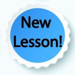 New Lesson Seal - Blue